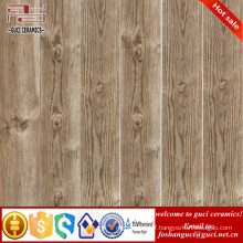 China factory 3D inkjet grays wood ceramic floor tile in shop design